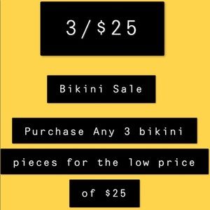 3/$25 bikini deal🌸READ CAPTION PLEASE